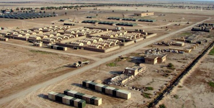 تصاویر حمله پهپادی مقاومت عراق به پایگاه آمریکایی الحریر
