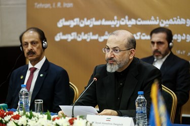سید احمدرضا دستغیب رئیس دیوان محاسبات کشور در بیست و هفتمین نشست هیئت رئیسه اکوسای 