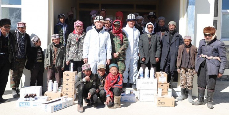 ارسال محموله کمک‌های بشردوستانه قرقیزستان به افغانستان