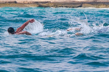  مسابقات فینال شنای آب های آزاد کشور در کیش