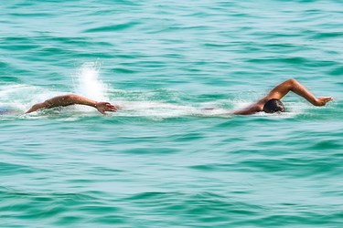  مسابقات فینال شنای آب های آزاد کشور در کیش