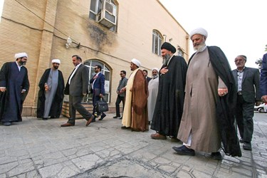 جلسه جامعه روحانیت استان فارس با حضور جمعی از روحانیون محور مقاومت