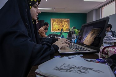 مهرگاه همدلانه هنرمندان گرافیست شیرازی با مردم غزه 