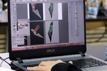مهرگاه همدلانه هنرمندان گرافیست شیرازی با مردم غزه 