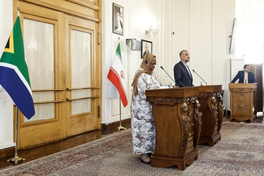 دیدار وزیر خارجه آفریقای جنوبی و ایران