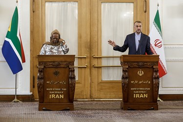 دیدار وزیر خارجه آفریقای جنوبی و ایران