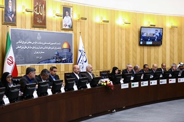نشست مشترک کمیسیون امنیت ملی با سفرای کشورهای اسلامی به سرود ملی جمهوری اسلامی ایران