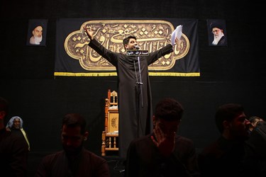 مراسم سوگواری وفات حضرت معصومه با مداحی  محمدجنامی در اهواز