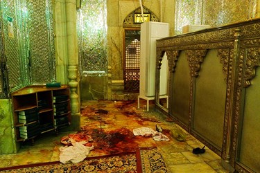 صحن حرم شاهچراغ(ع) / بعد از حمله تروریستی