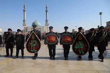 برپایی دسته عزا به مناسبت شهادت حضرت معصومه(س) در قم