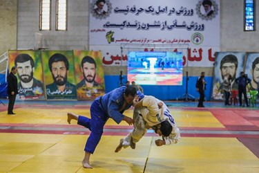 مسابقات جودو قهرمانی پایوران سپاه کشور در شیراز 