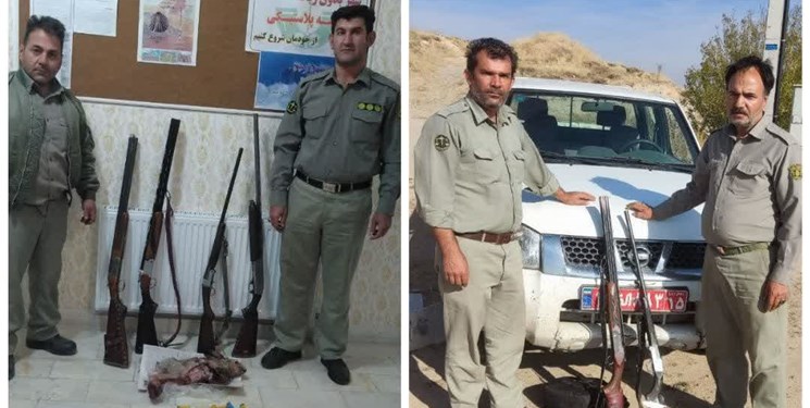 دستگیری 2 گروه از شکارچیان غیرمجاز در مناطق حفاظت شده مراغه