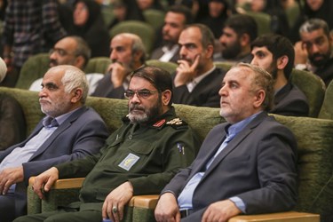 سردار حسین معروفی معاون هماهنگ‌کننده سازمان بسیج درهمایش سراسری مداحان کشور