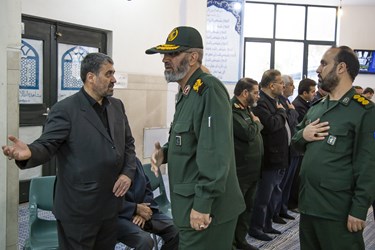 مراسم ختم والده سردارسید قاسم قریشی  جانشین رئیس سازمان بسیج مستضعفین