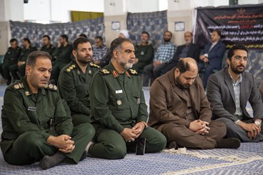 مراسم ختم والده سردارسید قاسم قریشی  جانشین رئیس سازمان بسیج مستضعفین