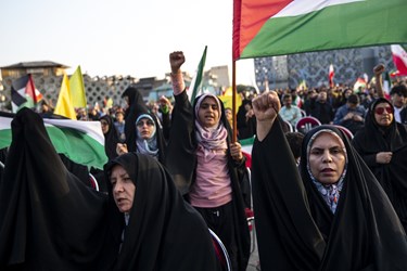 پخش زنده سخنرانی دبیرکل حزب الله لبنان در میدان امام حسین