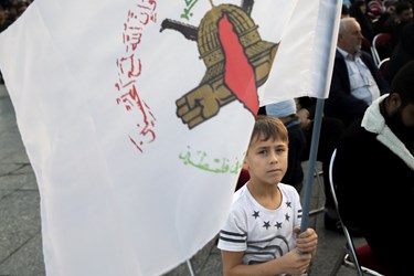 پخش زنده سخنرانی دبیرکل حزب الله لبنان در میدان امام حسین