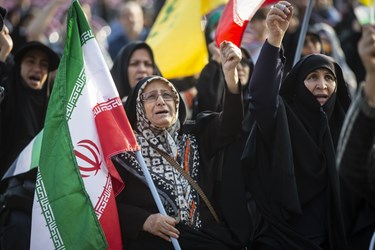پخش زنده سخنرانی دبیرکل حزب الله لبنان در میدان امام حسین