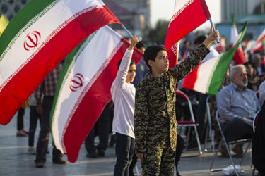 پخش زنده سخنرانی دبیرکل حزب الله لبنان در میدان امام حسین