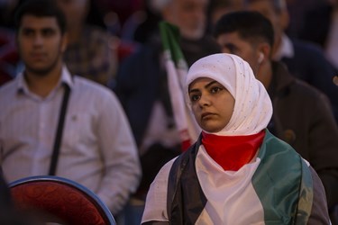 پخش زنده سخنرانی دبیرکل حزب الله لبنان در میدان امام حسین