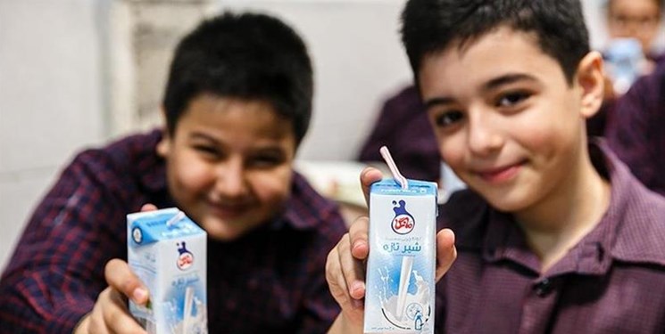 توزیع شیر رایگان در مدارس پس از 6 سال وقفه