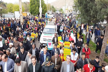 عکس| راهپیمایی سیزدهم آبان سایرشهرستان‌های استان کرمانشاه