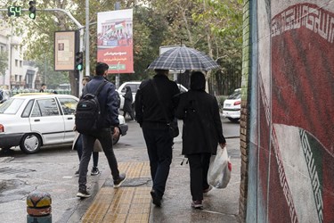 باران پاییزی تهران