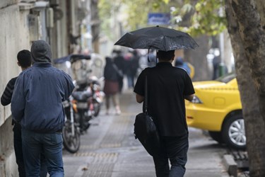 باران پاییزی تهران