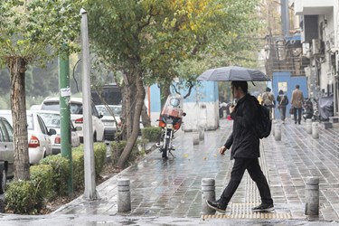 باران پاییزی تهران