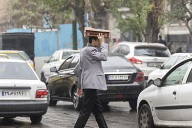 باران پاییزی تهران