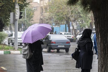 باران پاییزی تهران