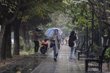 باران پاییزی تهران
