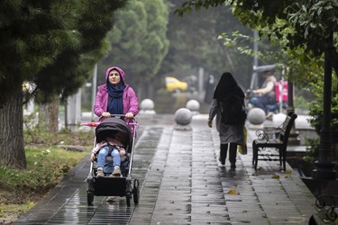 باران پاییزی تهران