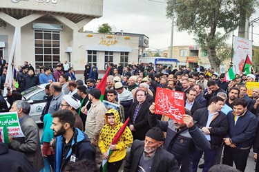 عکس| راهپیمایی  روز 13 آبان در کرمانشاه به روایت تصویر