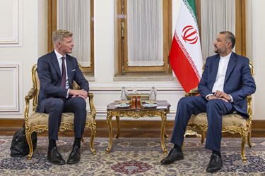دیدار «هانس گروندبرگ» نماینده ویژه دبیرکل سازمان ملل متحد در امور یمن با امیرعبداللهیان