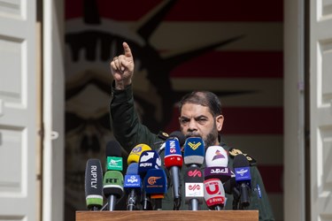 سخنرانی سردار معروفی معاون هماهنگ کننده سازمان بسیج مستضعفین در گردهمایی اهالی رسانه در محکومیت جنایات رژیم صهیونیستی