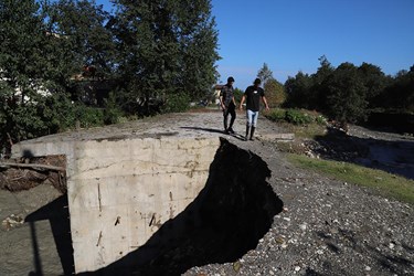 خسارت سیل پاییزدر 