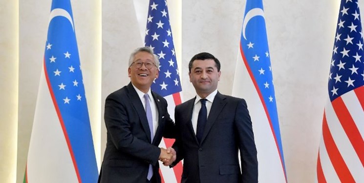 دیدار دستیار وزیر خارجه آمریکا با وزیر خارجه ازبکستان