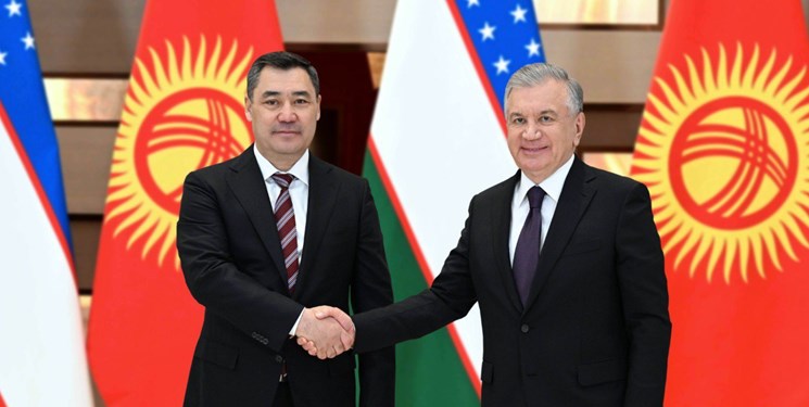 دیدار روسای جمهور قرقیزستان و ازبکستان در «تاشکند»