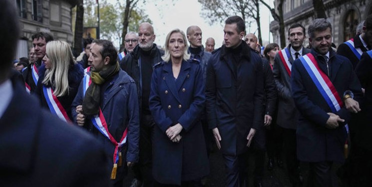 تظاهرات گسترده سیاستمداران فرانسوی در حمایت از یهودیان
