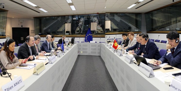 بروکسل میزبان نوزدهمین نشست کمیته همکاری‌های قرقیزستان و اروپا