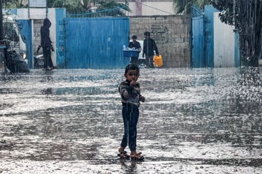 First Winter Rains Exacerbate Dire Conditions in War-Torn Gaza