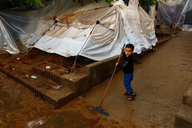 First Winter Rains Exacerbate Dire Conditions in War-Torn Gaza