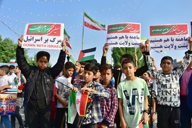 حمایت مردم خرمشهر از کودکان فسلطینی