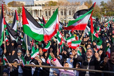 راهپیمایی حمایت از مردم غزه در ایران /تبریز