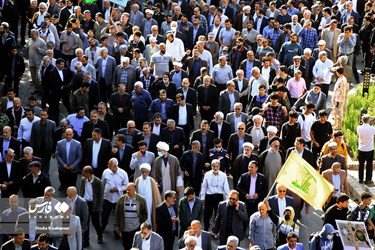 تظاهرات حاشدة في عموم ايران دعما لأهالي غزة المظلومين