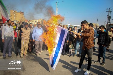 تظاهرات حاشدة في عموم ايران دعما لأهالي غزة المظلومين