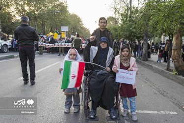 راهپیمایی حمایت از مردم غزه در ایران /گلستان