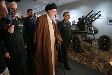 Iranian Supreme Leader Visits IRGC Aerospace Exhibition