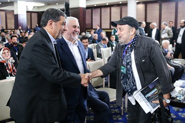 سیروس مقدم کارگردان در مراسم افتتاح انجمن خیرین میراث‌فرهنگی